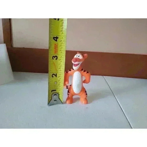 DISNEY WINNIE THE POOH TIGGER FUZZY BELLY 3” FIGURE CAKE TOPPER - Picture 5 of 5